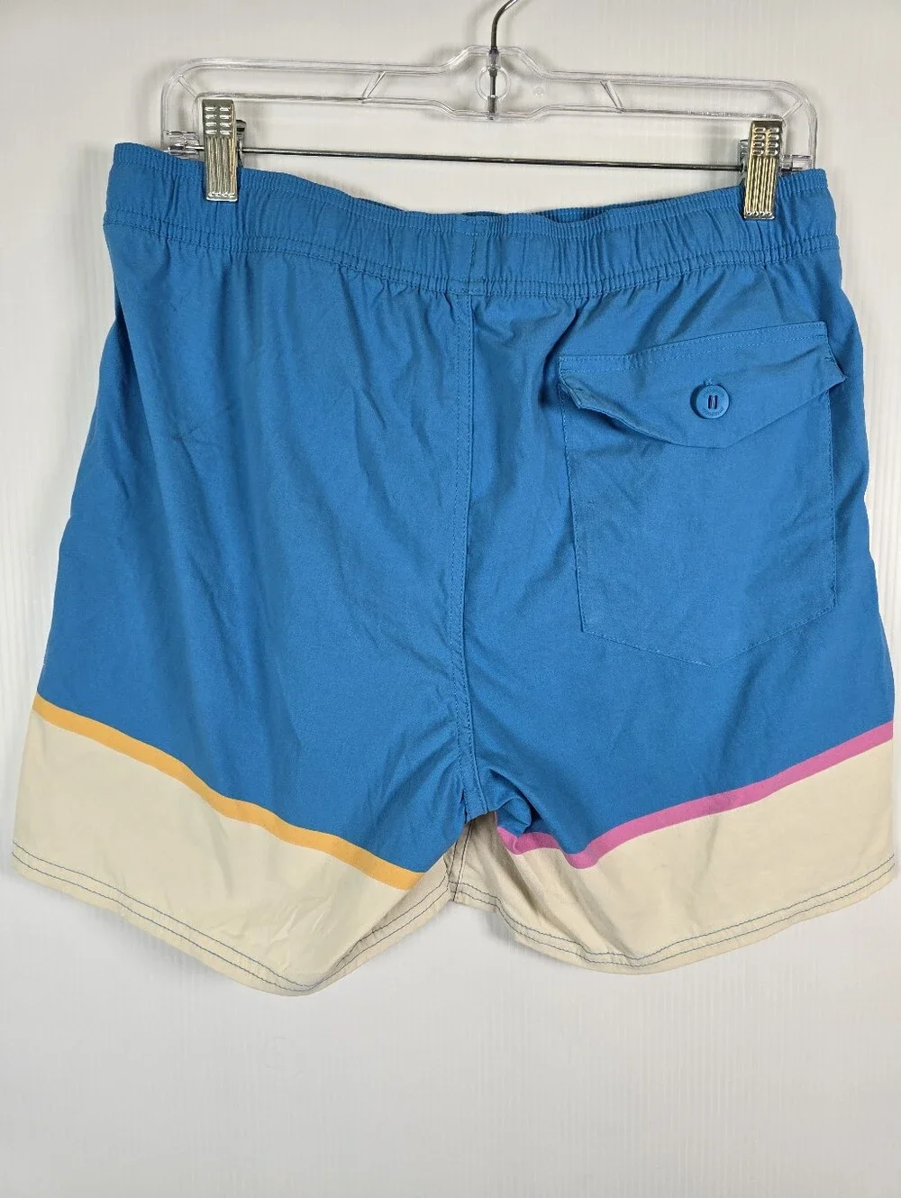 Patagonia Men's Stretch Wavefarer Volley Swim Shorts Colorblock Size M